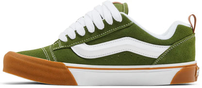 [vn0009qccib] Mens Vans Knu Skool - Green/white/brown