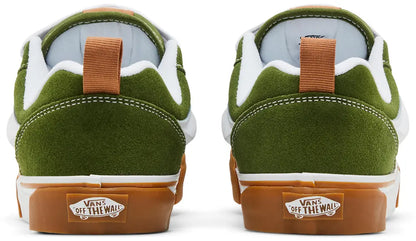 [vn0009qccib] Mens Vans Knu Skool - Green/white/brown