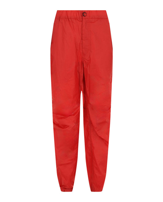 Ferragamo Coated Drawstring Straight-Leg Pants