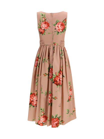 Dress Rose Bouquet Print
