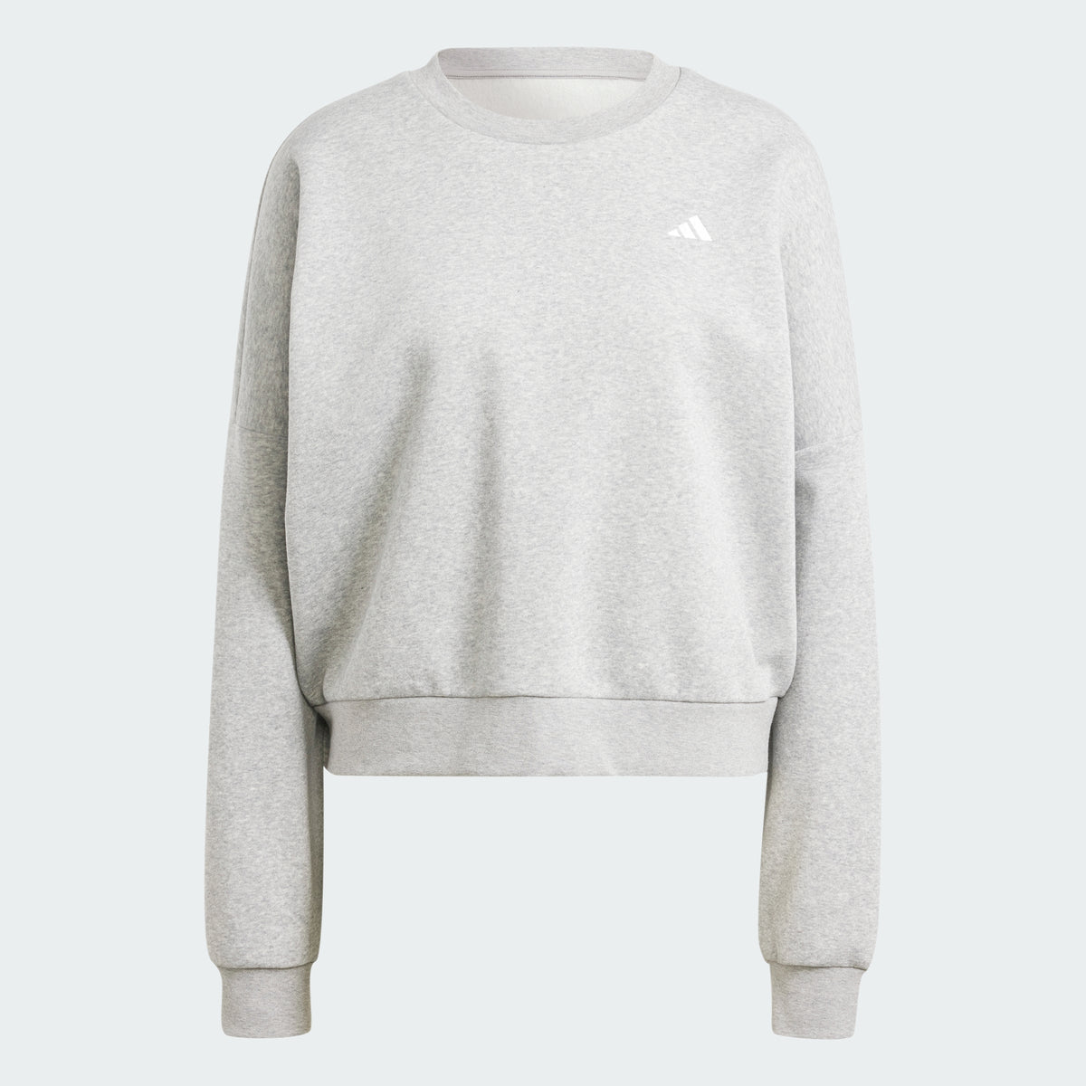 Medium Grey Heather / White-