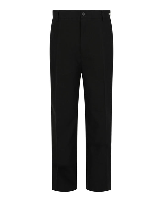 Ferragamo Flared Cotton Chino Trousers
