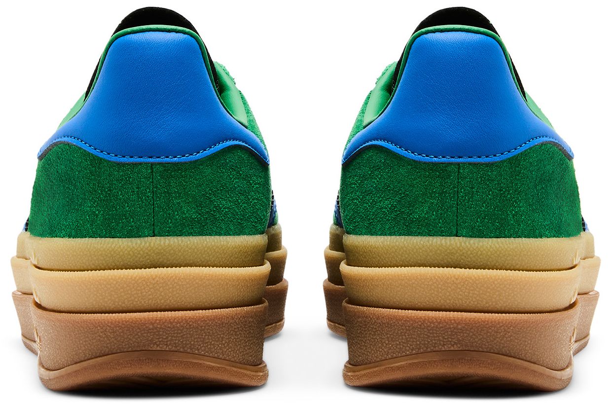[IE1370] Womens adidas Gazelle Bold 'Green Blue Gum'