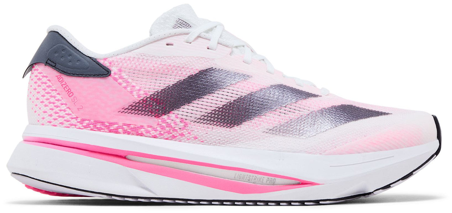 [if6767] Womens adidas Adizero Sl2 'cloud White Aurora Met. Lucid Pink'