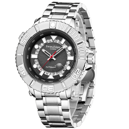 Black/Silver-