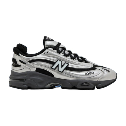 New Balance Men's 1000 'Black Silver Metallic' Sneakers