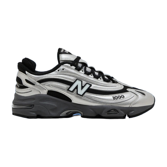 New Balance Men's 1000 'Black Silver Metallic' Sneakers