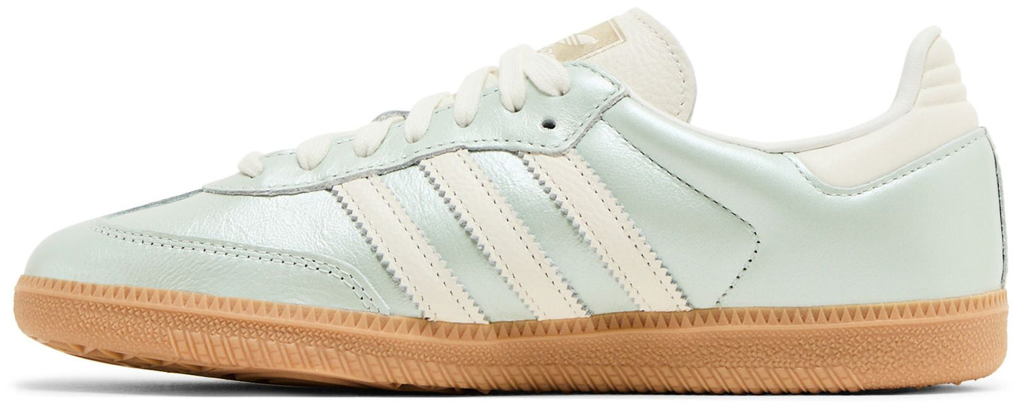 adidas Women's Samba Og 'Linen Green Metallic' Sneakers