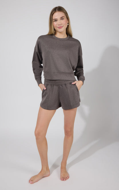 Softlite Pullover Sweatshirt and Short Set