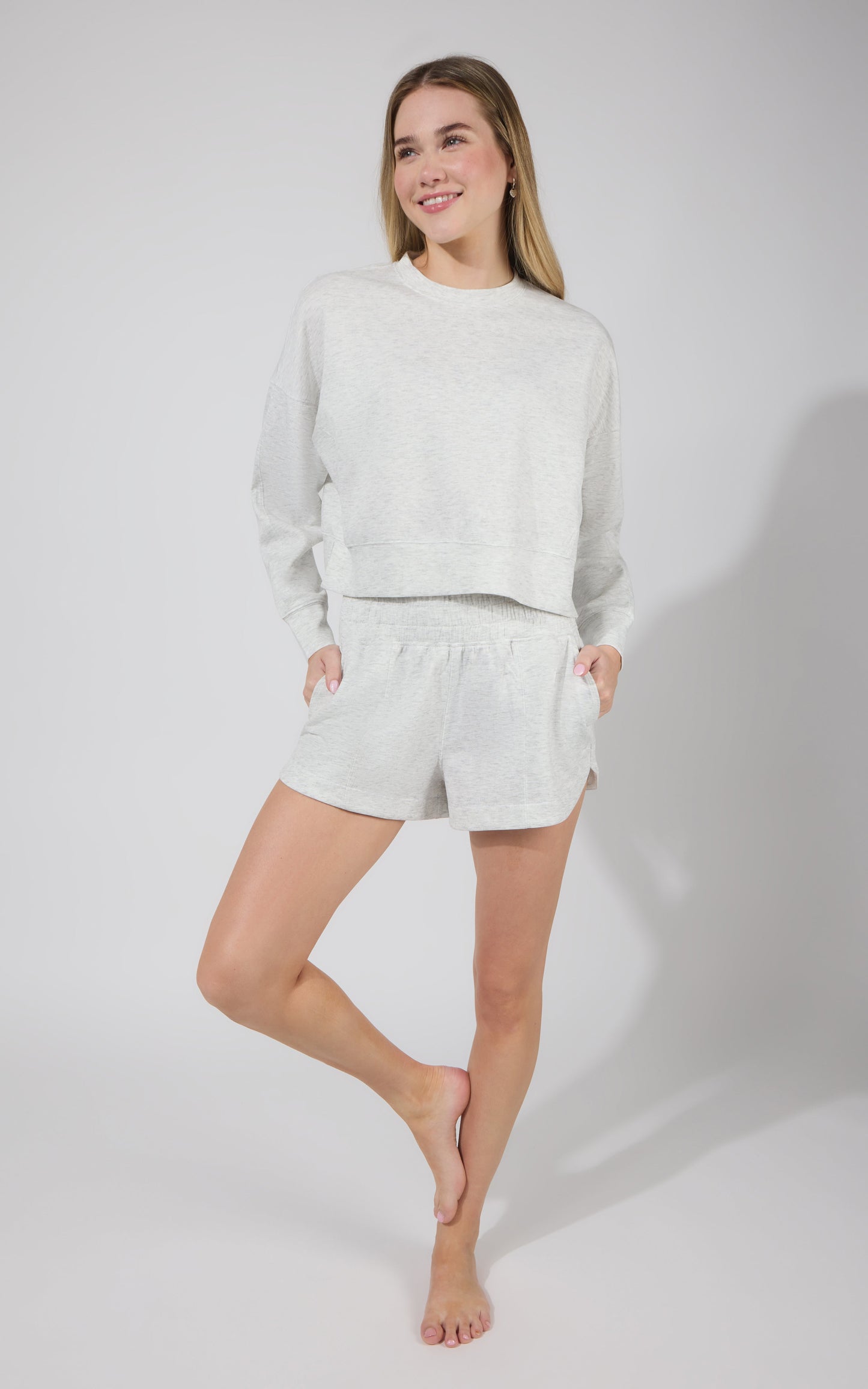 Softlite Pullover Sweatshirt and Short Set