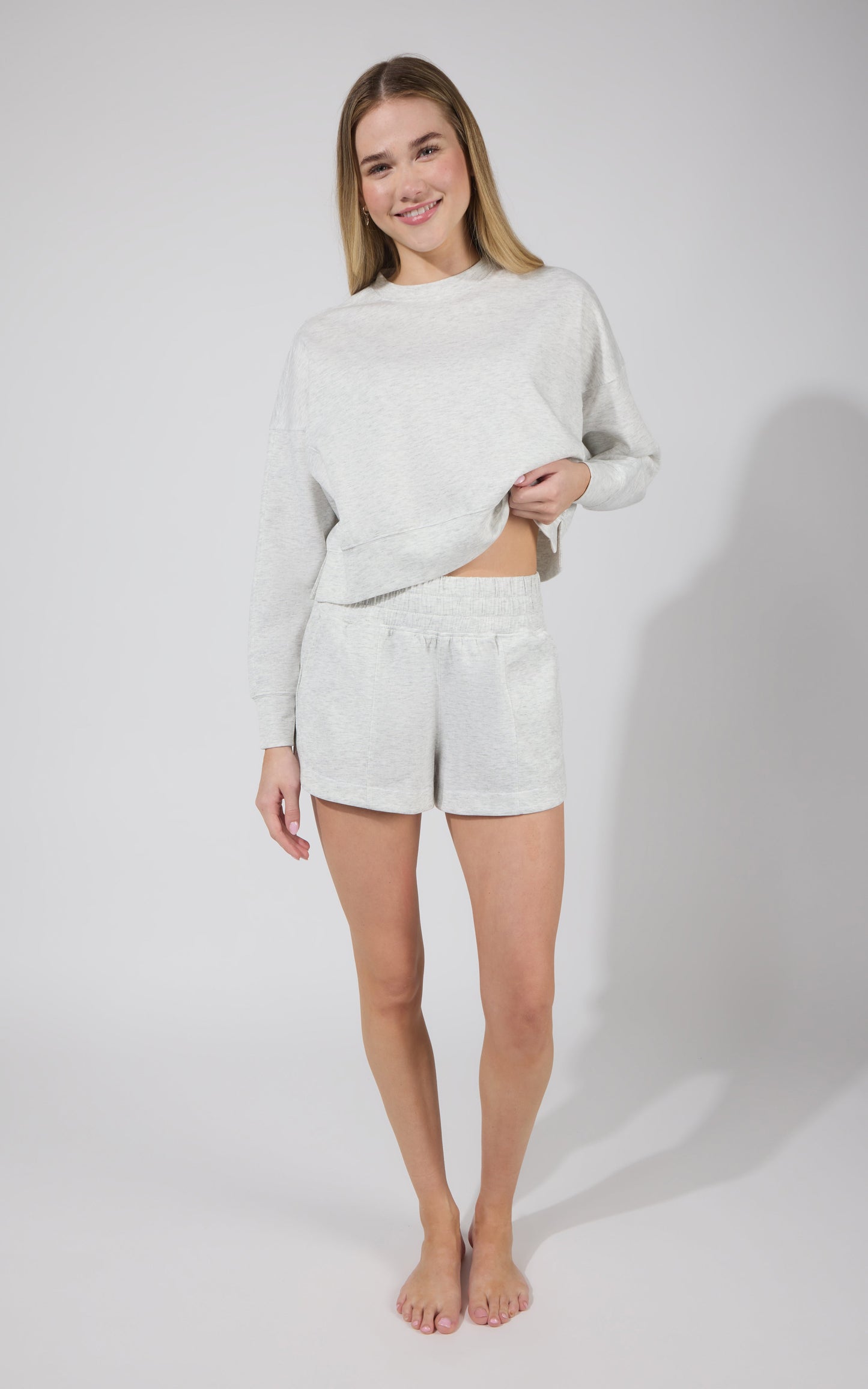 Softlite Pullover Sweatshirt and Short Set
