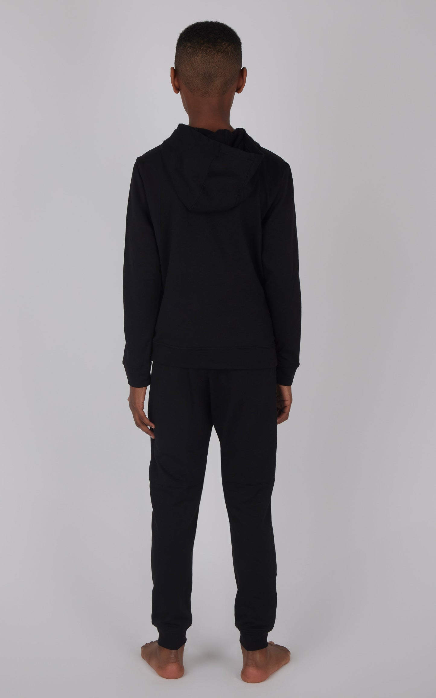 2 PC Boys Brushed Terry Pullover Hoodie+ Jogger Set