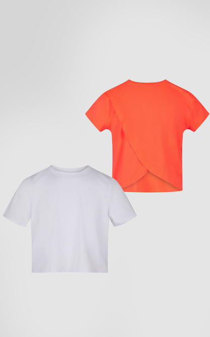 Girls 2 PK Tulip Back and Super Soft Tee