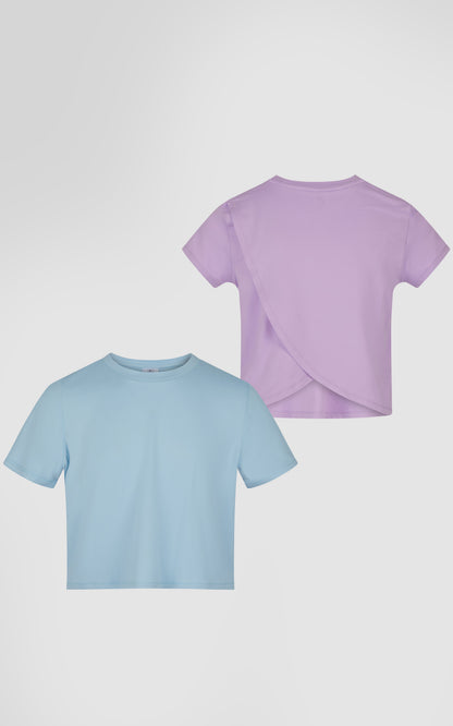 Girls 2 PK Tulip Back and Super Soft Tee