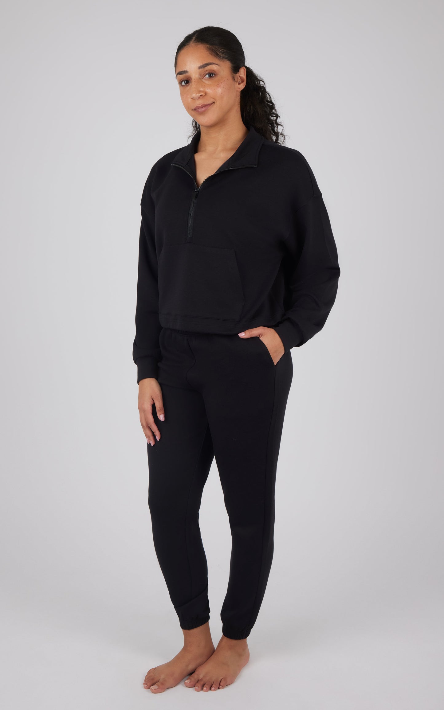 Softlite Half Zip Pullover and Jogger Set - Our Linen Story