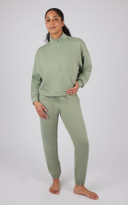 Softlite Half Zip Pullover and Jogger Set - Our Linen Story