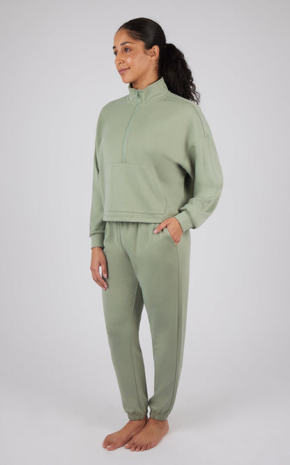 Softlite Half Zip Pullover and Jogger Set - Our Linen Story