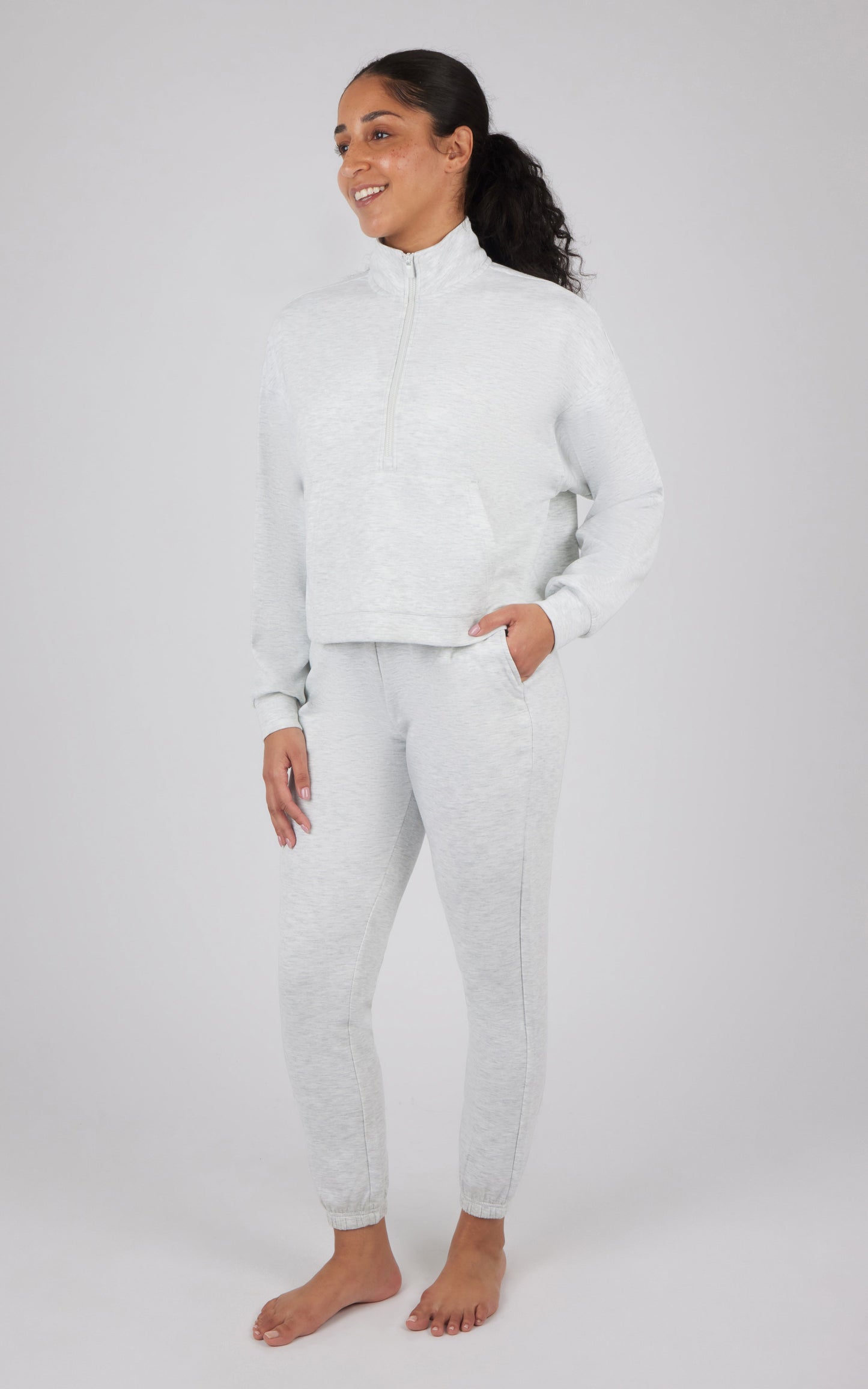 Softlite Half Zip Pullover and Jogger Set - Our Linen Story