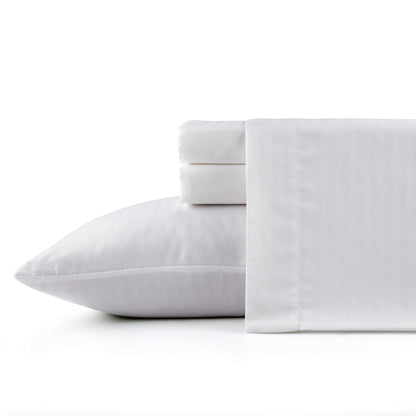 Bibb Home 1500 Series Damask Stripe 4 Piece Sheet Set