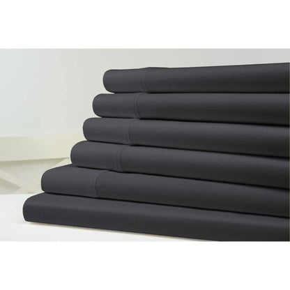 Kathy Ireland 1500 Thread Count Bamboo Cotton 6 pc Sheet Set by Bed Bath Fashions