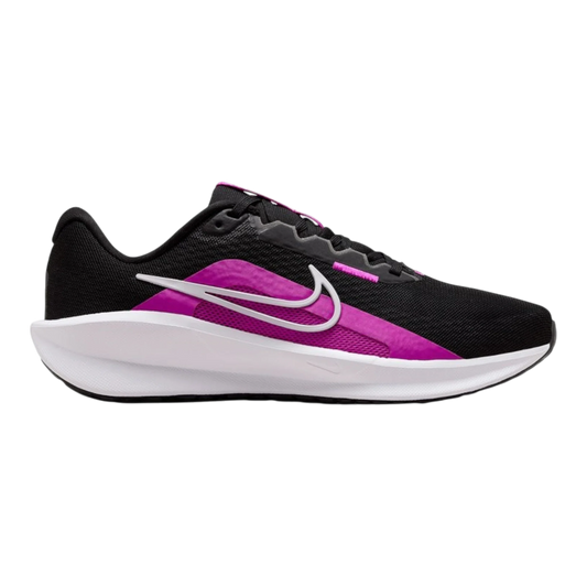 Nike Downshifter 13 Women's Running Sneakers — Black/Vivid Grape Mesh Low-Top