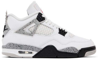 Air Jordan Men's Retro 4 'White Cement 2025' Sneakers