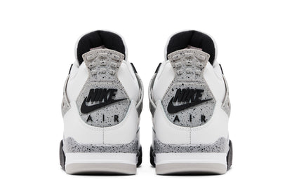 Air Jordan Men's Retro 4 'White Cement 2025' Sneakers