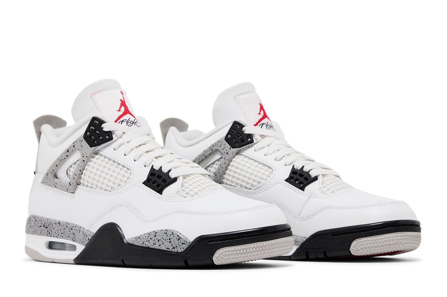 Air Jordan Men's Retro 4 'White Cement 2025' Sneakers