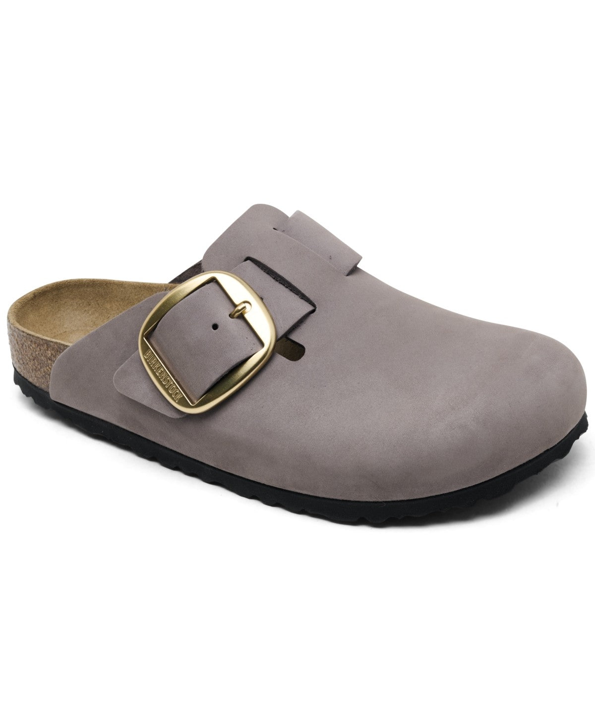 Birkenstock Unisex Boston Big Buckle Nubuck Leather Faded Purple