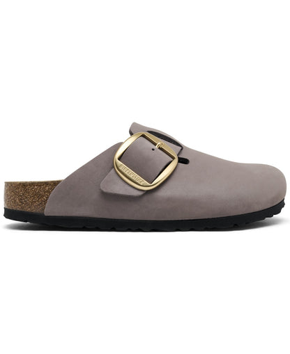 Birkenstock Unisex Boston Big Buckle Nubuck Leather Faded Purple