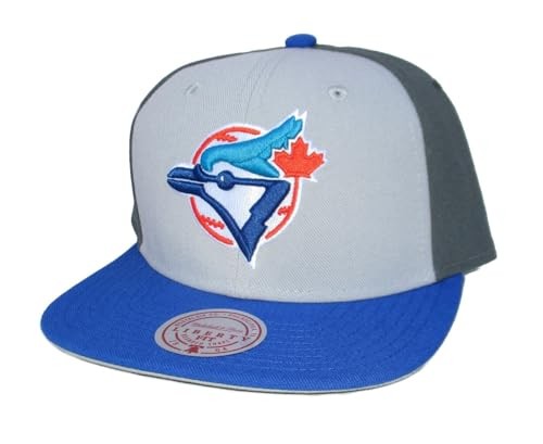 Mitchell & Ness Men's MLB Triple Play Liberty Snapback Coop Blue Jays Snapback Caps