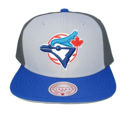Mitchell & Ness Men's MLB Triple Play Liberty Snapback Coop Blue Jays Snapback Caps