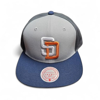 Mitchell & Ness Men's MLB Triple Play Liberty Snapback Coop Padres Snapback Caps