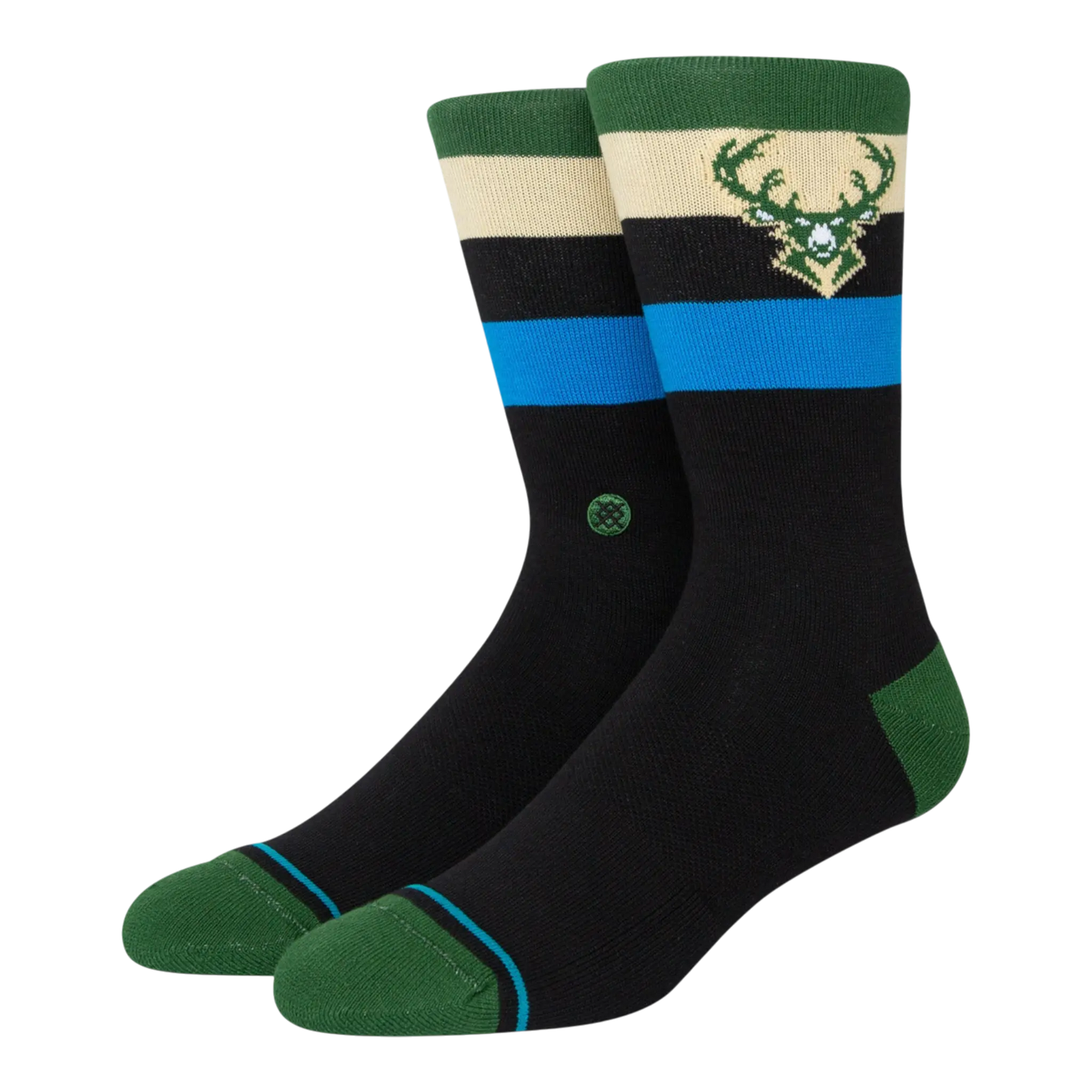 Stance Bucks ST Men Crew Socks Dark Green