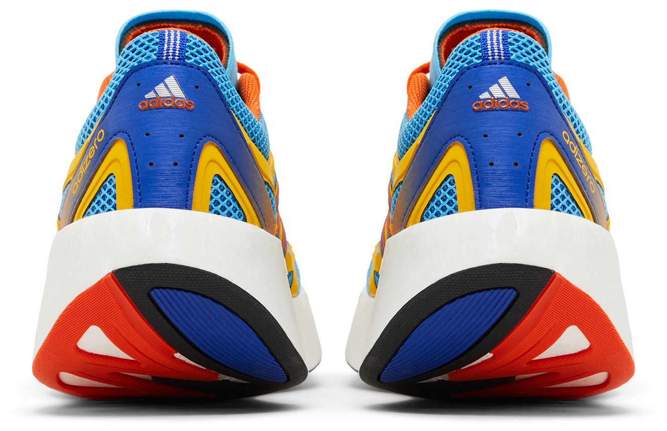 adidas Men's Adizero Aruku 'Sky Blue/ Orange' Sneakers
