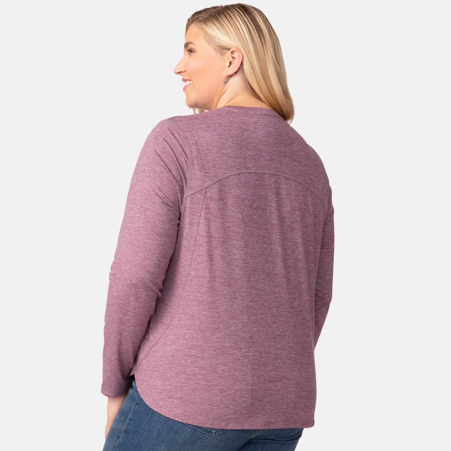 Women's Plus Size Cloud Knit All Day Crew Neck Top