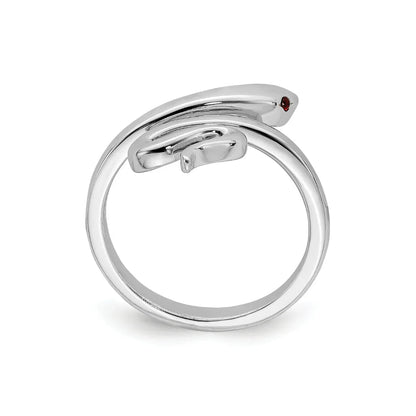 Silver Snake Toe Ring