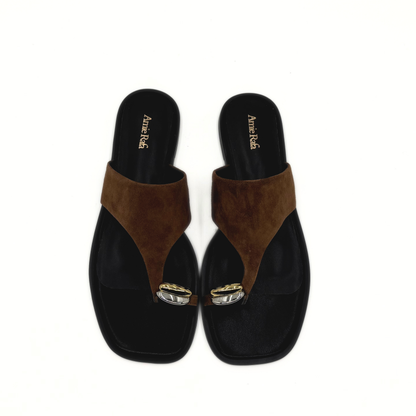 Cece Thong Sandals - Taupe Suede