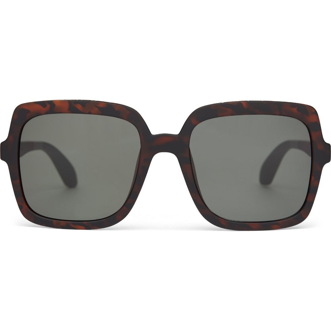 Matte Blonde Tortoise-Deep Olive Gradient-