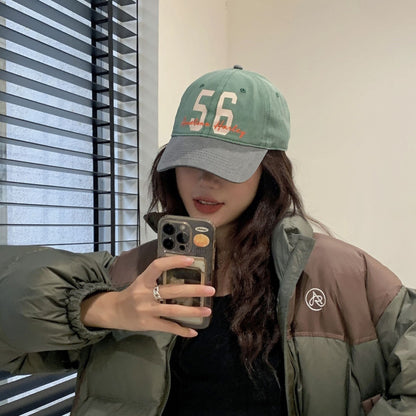 Plus Sized Deepening No.56 Baseball Cap — Oversize Sun-Proof Face Slimming Design