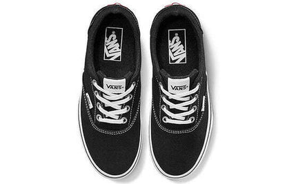 Vans Doheny Women's Sneakers — Black/White Canvas Low-Top