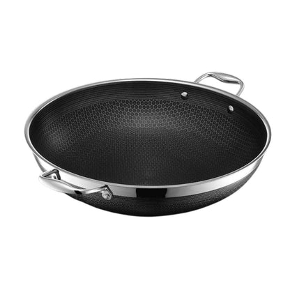 Hexclad 14" Hybrid Wok with Lid