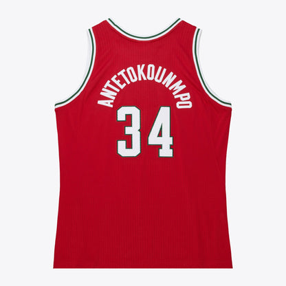 Mitchell & Ness Men's NBA Milwaukee Bucks Home Jersey Bucks 2014 Giannis Antetokounmpo Jerseys