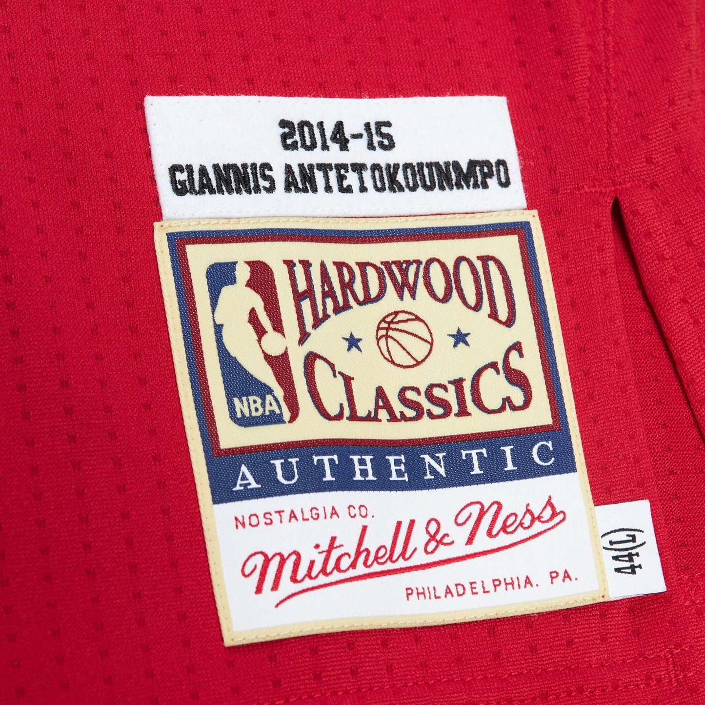 Men's Mitchell & Ness NBA Milwaukee Bucks Home Jersey Bucks 2014 Giannis Antetokounmpo