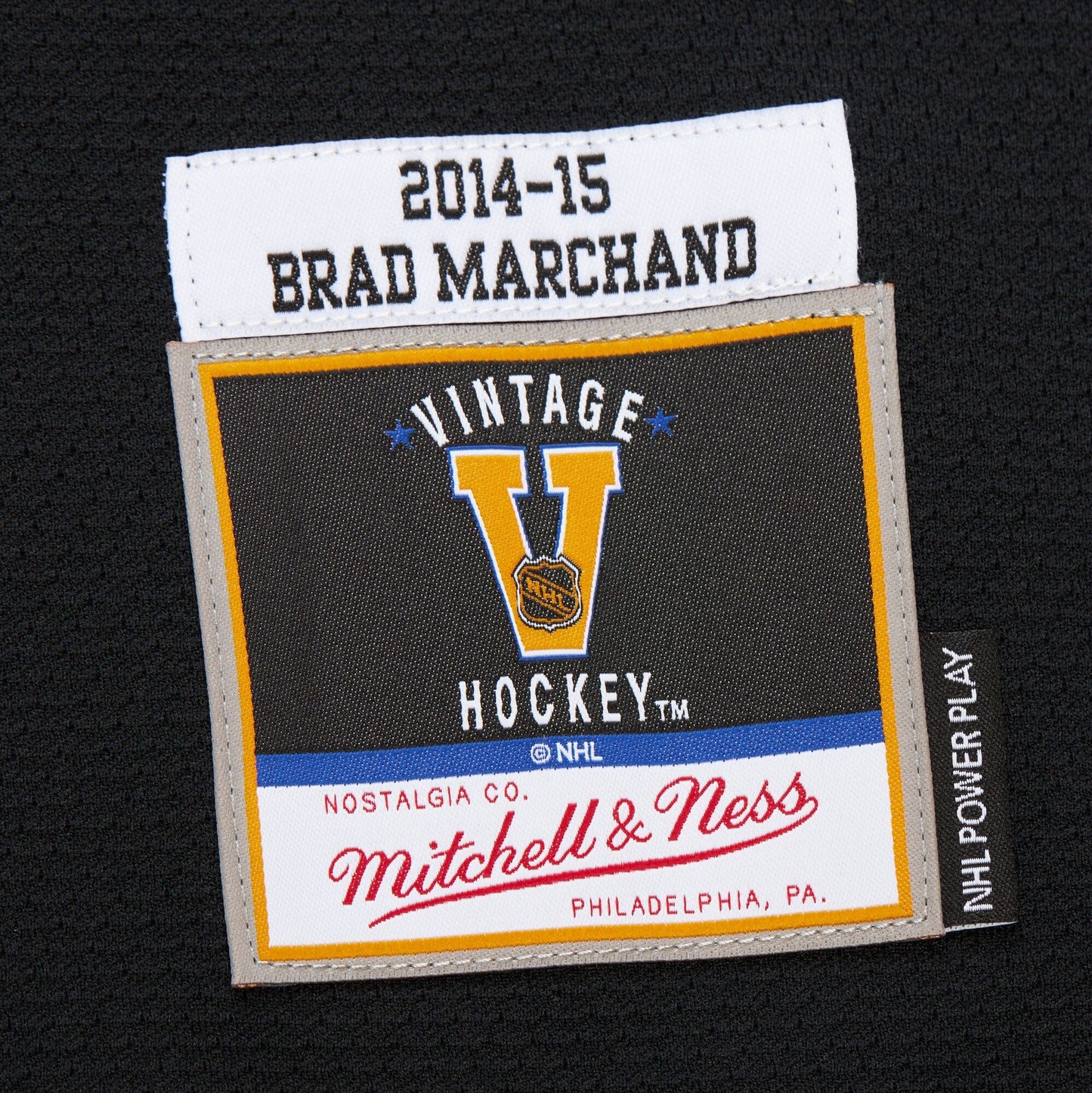 Men's Mitchell & Ness Nhl Dark Jersey Bruins 2014 Brad Marchand