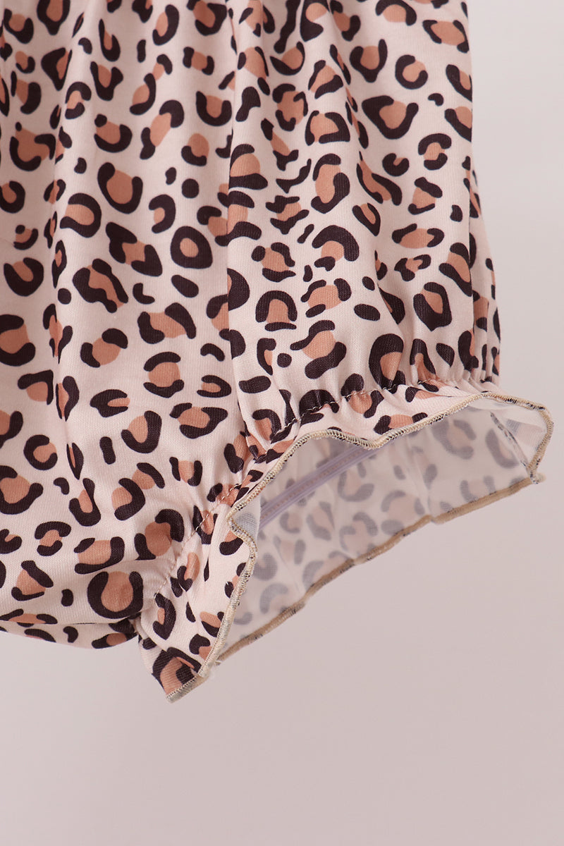Leopard Pumpkin Appliqué Bloomer Set