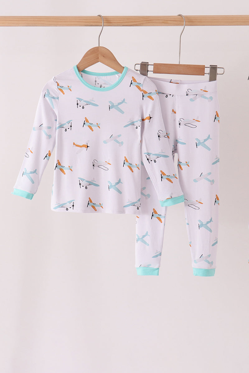 Airplane Bamboo 2-Piece Pants Set