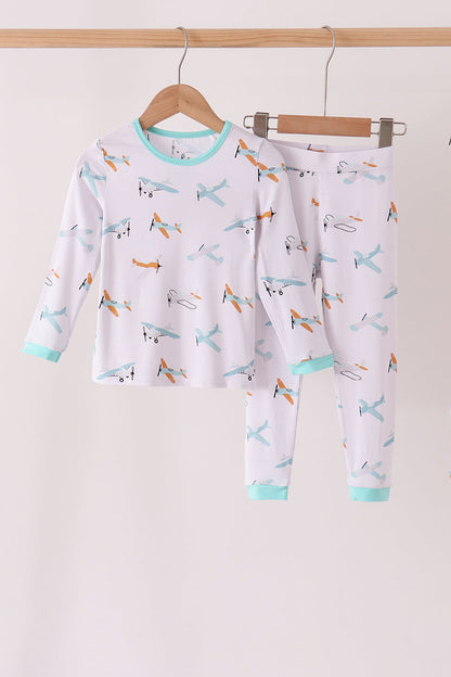 Airplane Bamboo 2-Piece Pants Set