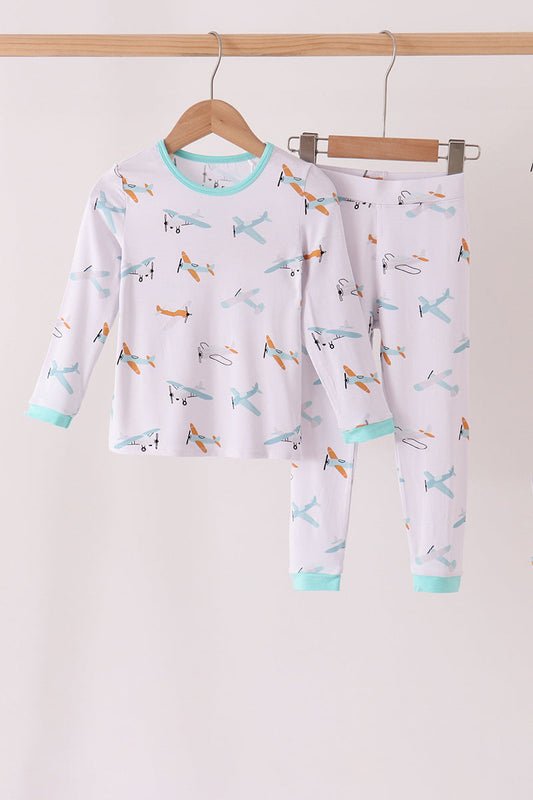 Airplane Bamboo 2-Piece Pants Set