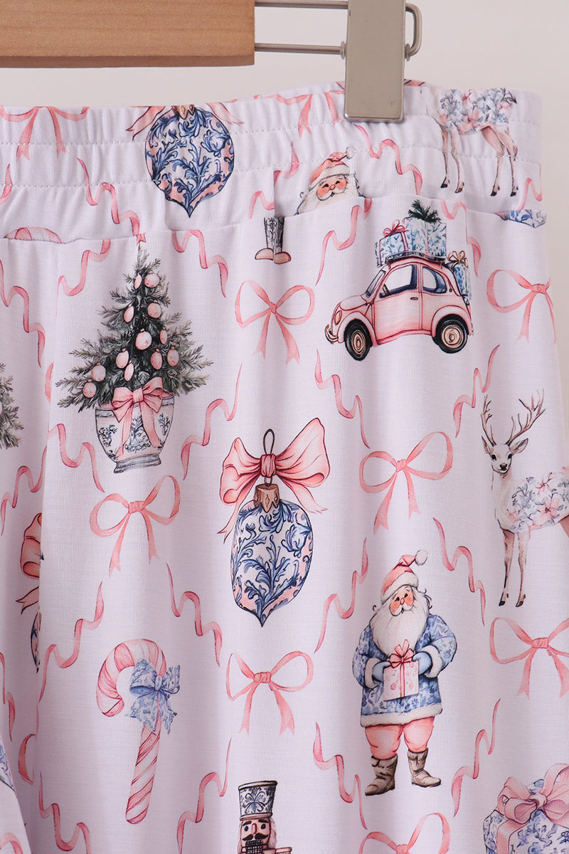 Pink Nutcracker Bamboo Mom & Me Pajama Set